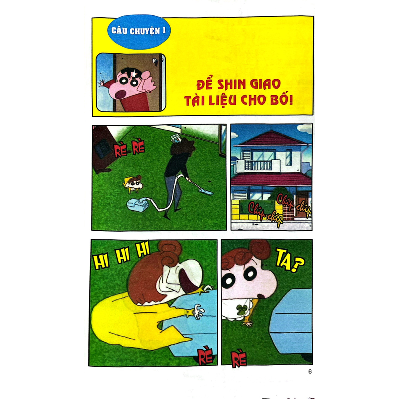 Shin Cậu Bé Bút Chì T6-Hoạt Hình Màu
