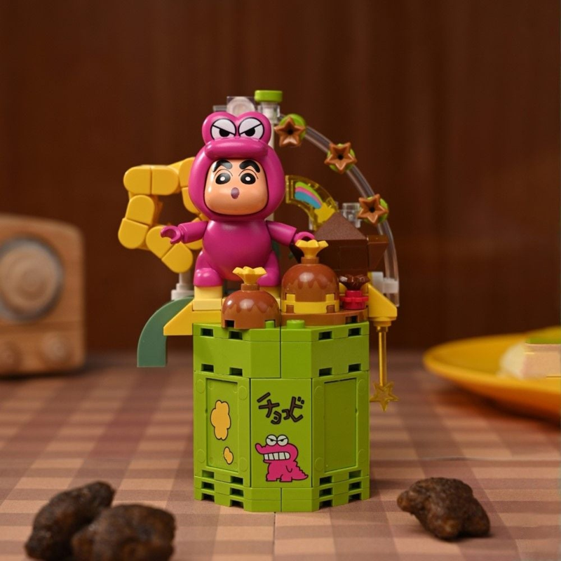 Đồ Chơi Lắp Ráp Keepplay Shinchan Crocodile mountain chocolate chip K20623