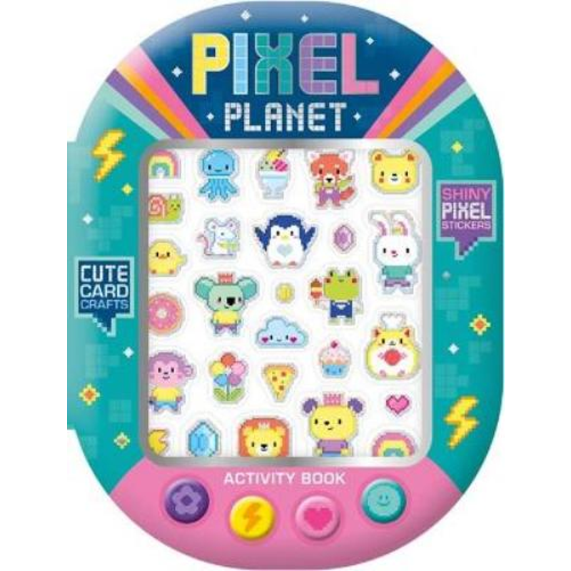 Shiny Stickers Pixel Planet Activity Book