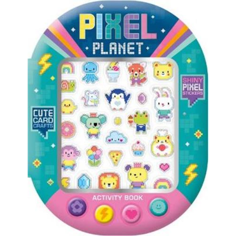 Shiny Stickers Pixel Planet Activity Book