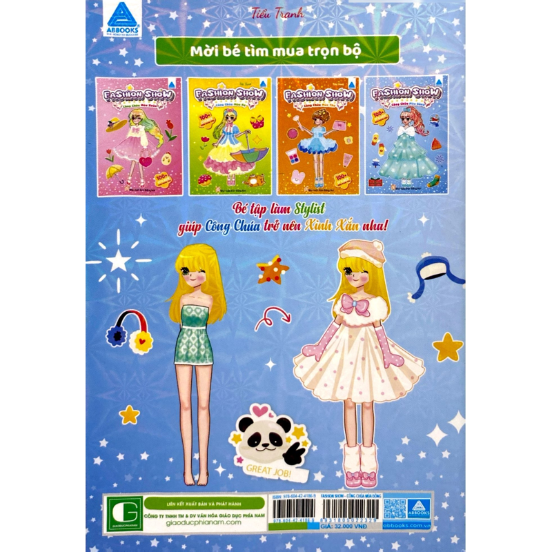 Fashion Show - Công Chúa Mùa Đông - 100 Sticker Siêu Đáng Yêu