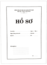 Bao Hồ Sơ Xin Việc A4 Trắng.