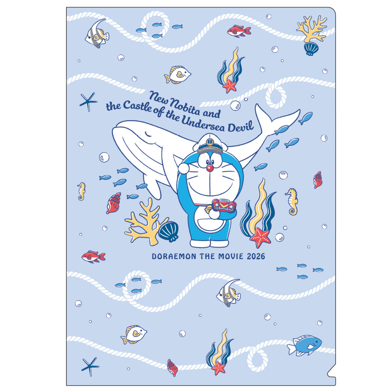 ShowaNotes - Bìa Đựng Tài Liệu A4 Clear File Eiga Doraemon