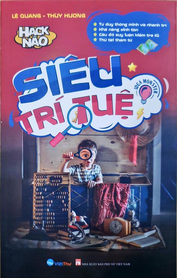 Hack Não - Siêu Trí Tuệ: Tư Duy Thông Minh Và Nhanh Trí - Khả Năng Sinh Tồn - Câu Đố Suy Luận Kiểm Tra IQ - Thử Tài Thám Tử