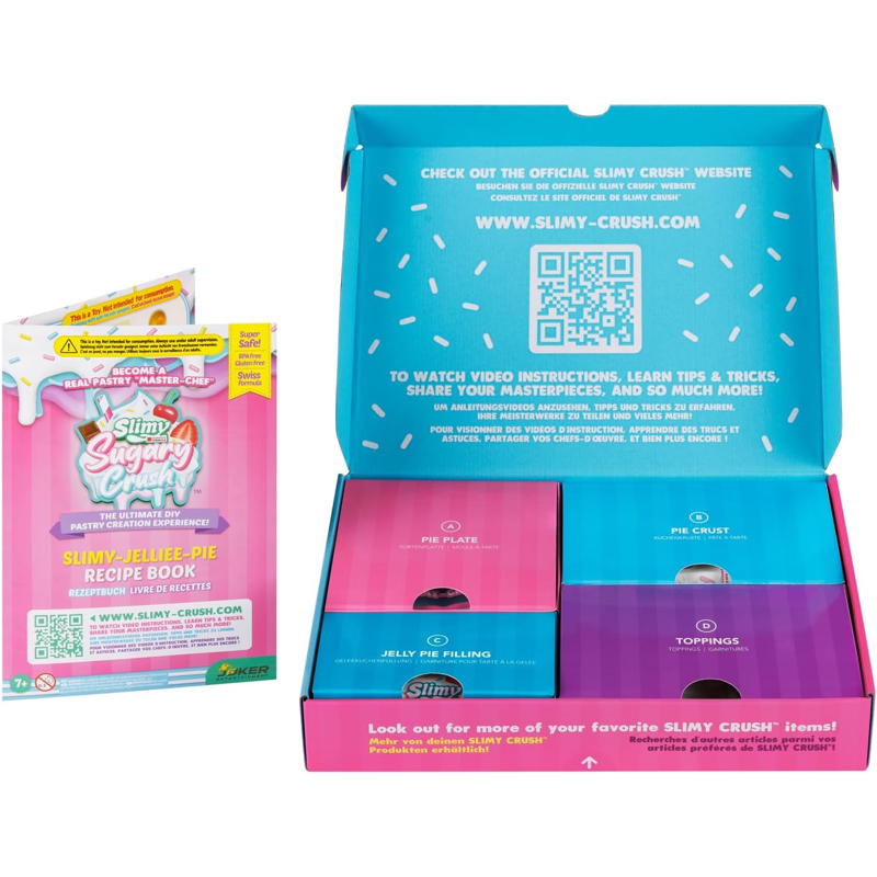 Slimy Bộ Bánh Slime Ngọt Ngào Hương Dâu– Jelly Pies