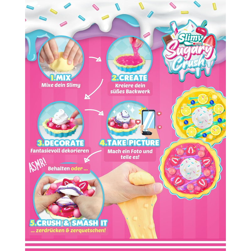 Slimy Bộ Bánh Slime Ngọt Ngào Hương Dâu– Jelly Pies
