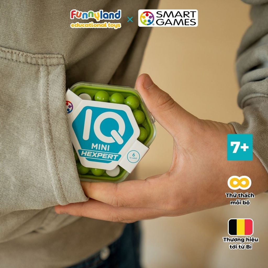 Smartgames Đồ Chơi Trí Tuệ IQ Mini Hexpert SG 402 60016603 (Giao mẫu ngẫu nhiên)