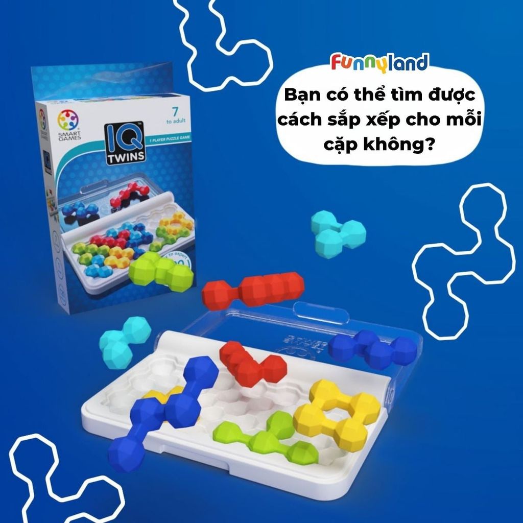 Smartgames Đồ Chơi Trí Tuệ IQ Twins SG 306 60014445
