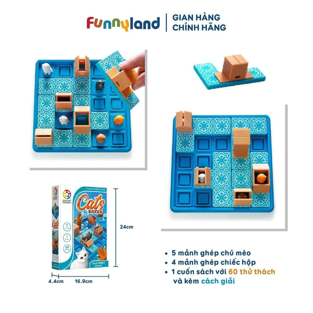 Smartgames Đồ Chơi Trí Tuệ Những Chú Mèo Và Hộp SG 450 60017146