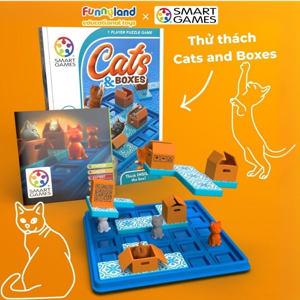 Smartgames Đồ Chơi Trí Tuệ Những Chú Mèo Và Hộp SG 450 60017146
