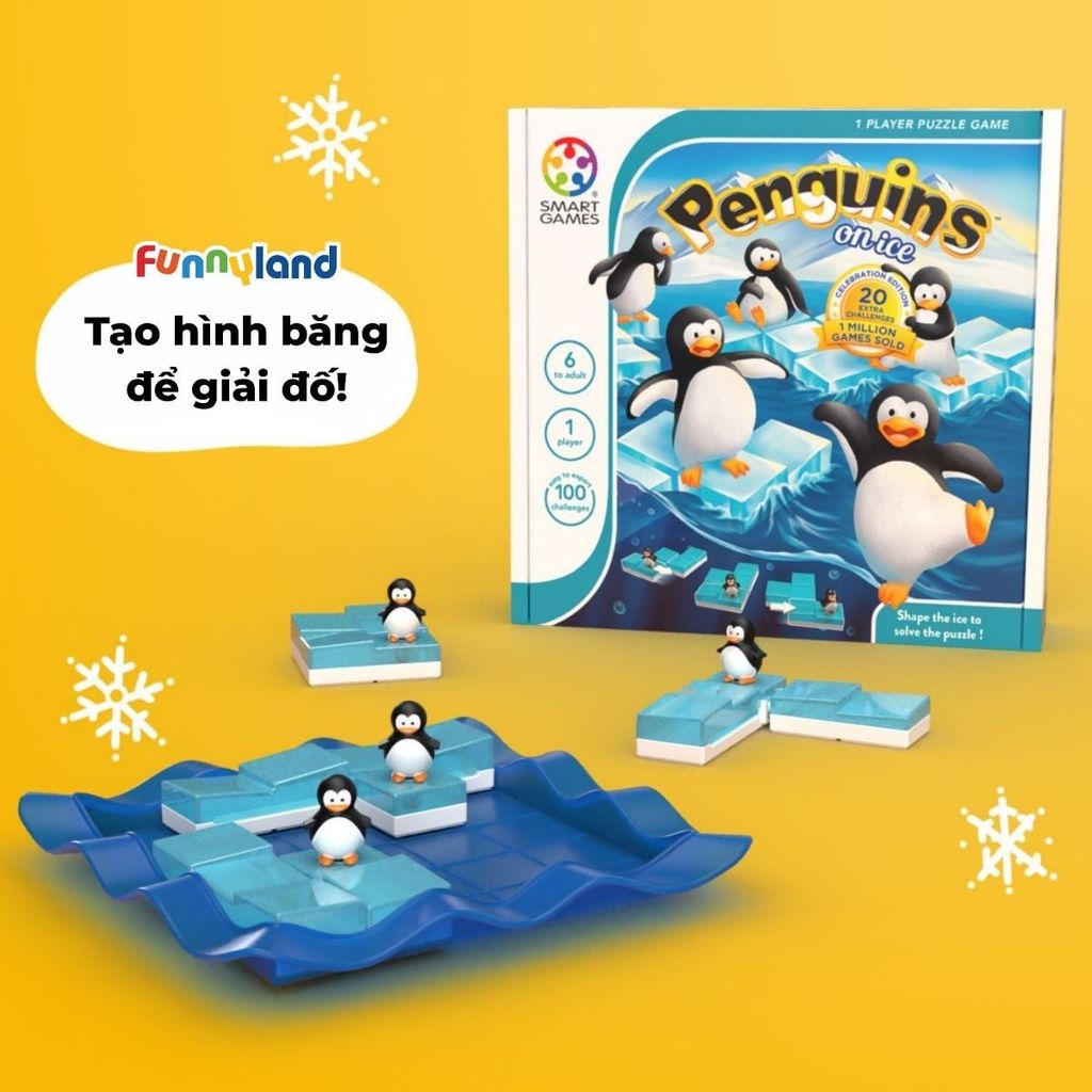 Smartgames Đồ Chơi Trí Tuệ Penguins On Ice SG 155 60018818
