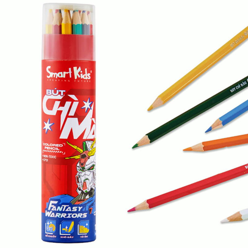 Smartkids - Hộp 12 Bút Chì Màu Coco Puff CP27