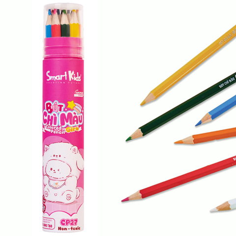 Smartkids - Hộp 12 Bút Chì Màu Coco Puff CP27