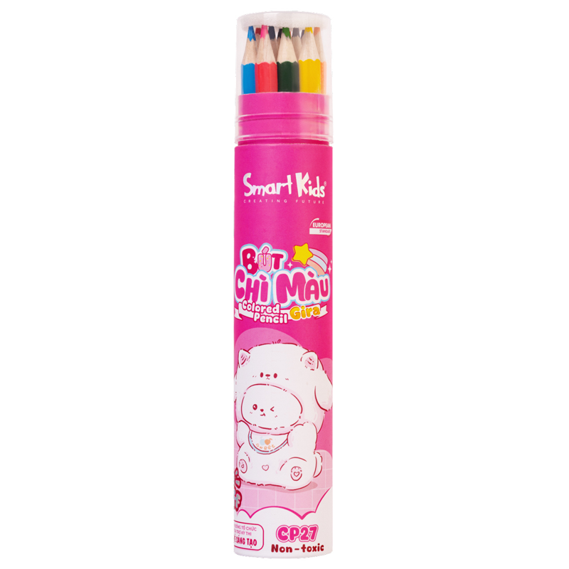 Smartkids - Hộp 12 Bút Chì Màu Coco Puff CP27