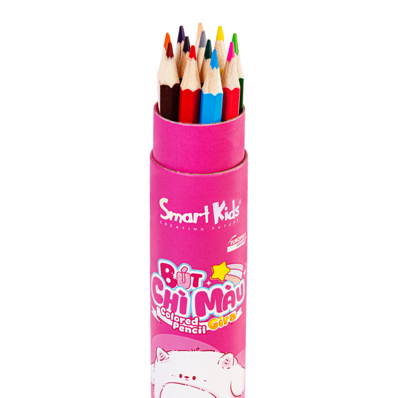 Smartkids - Hộp 18 Bút Chì Màu Coco Puff 18 Màu CP28