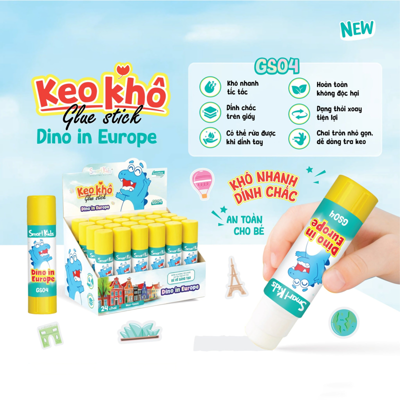 Smartkids - Keo Khô Dino In Europe/GS04