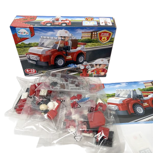 Lắp Ráp Anh Hùng Biển Lửa Xe Cứu Hoả Cơ Động 9725 (7117) (H.Time)