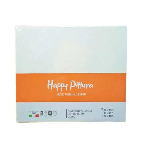 Mont Marte Giấy Happy Pittura 250G A4 10S, Ha250A4 (10 Tờ)