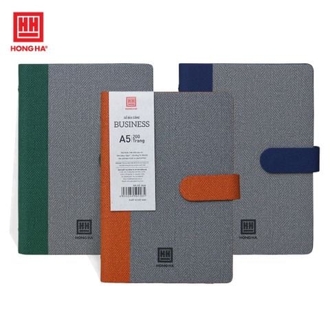 Hồng Hà - Sổ Bìa Còng Business A5, 200tr Đl: 70/76-78