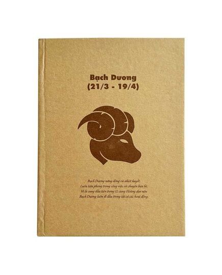 Sổ Bìa Giấy 12 Cung Hoàng Đạo Top Point 13x18cm S380