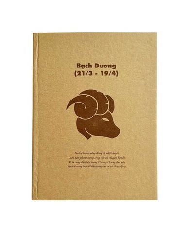 Sổ Bìa Giấy 12 Cung Hoàng Đạo Top Point 13x18cm S380