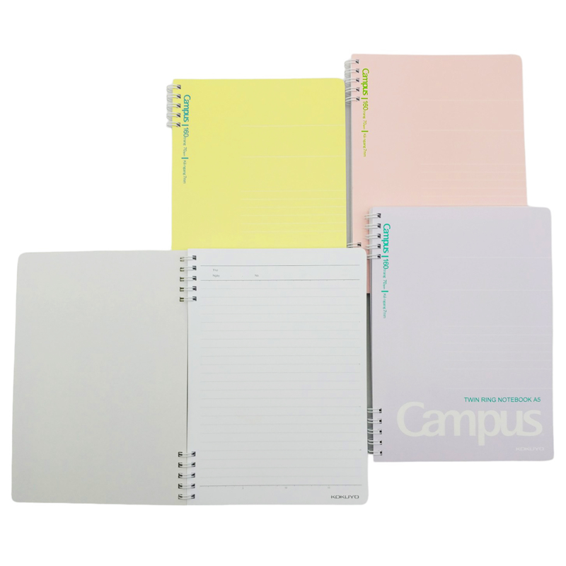 Campus - Sổ Lò Xo A5 Kusumi RN-A5L160KU-MB Màu Xanh