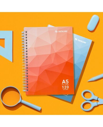 Sổ Lò Xo Thiên Long Caro A5 120tr MB-015