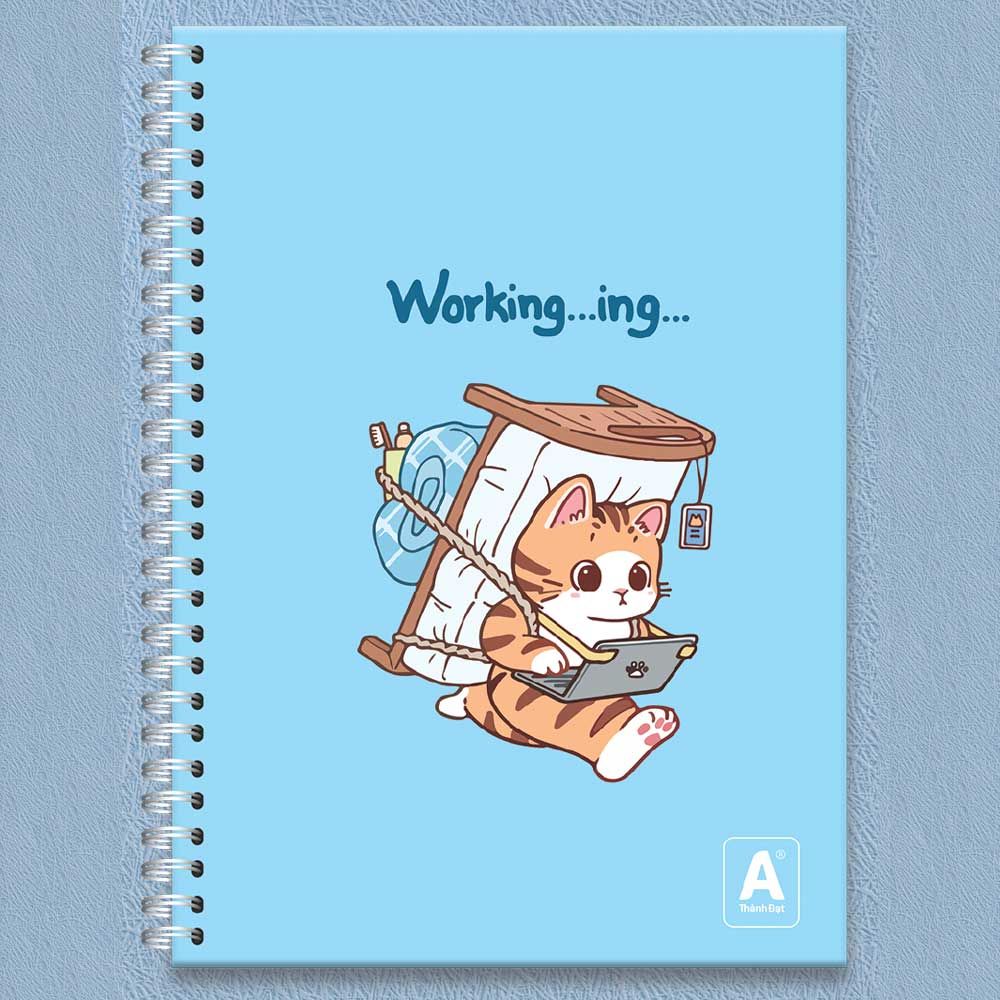 Sổ Lò Xo Dọc Cuti Cat 100GSM 140TR LX A6 05M