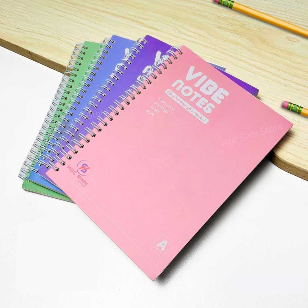 Sổ Lò Xo Dọc Vibe 100GSM 120TR LX A5 01M