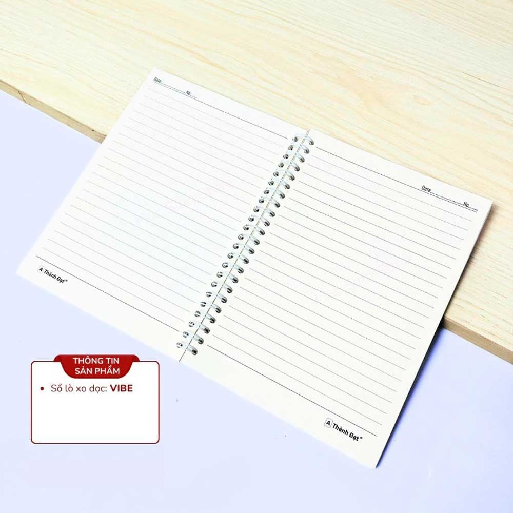Sổ Lò Xo Dọc Vibe 100GSM 120TR LX A5 01M