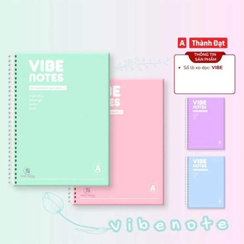 Sổ Lò Xo Dọc Vibe 100GSM 120TR LX A5 01M