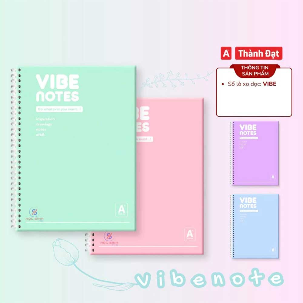 Sổ Lò Xo Dọc Vibe 100GSM 160TR LX B5 01M