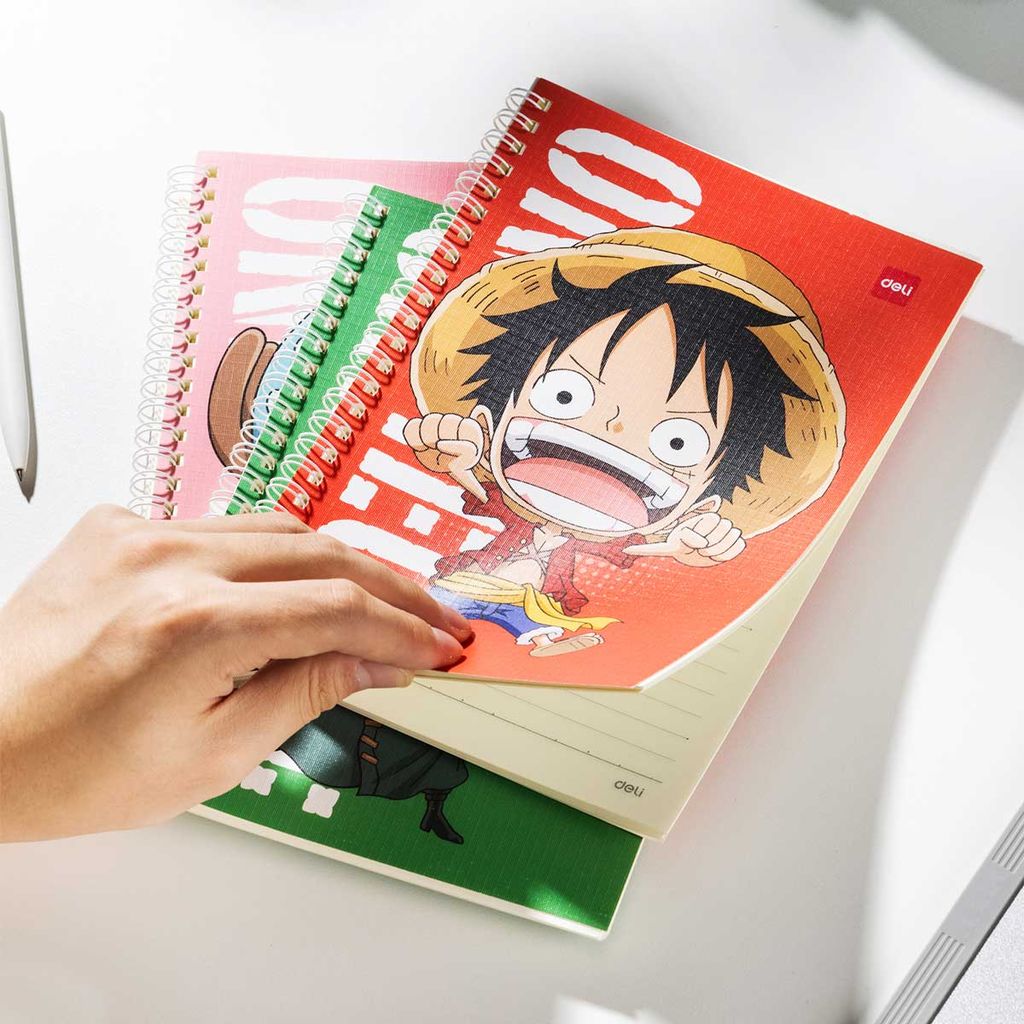 Deli Sổ Lò Xo One Piece A5-60tr EN003 70gsm (Giao mẫu bất kỳ)