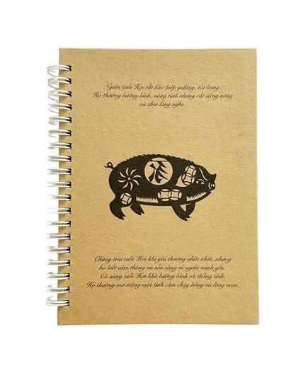 Sổ Lò Xo 12 Con Giáp Top Point 13x18cm S373