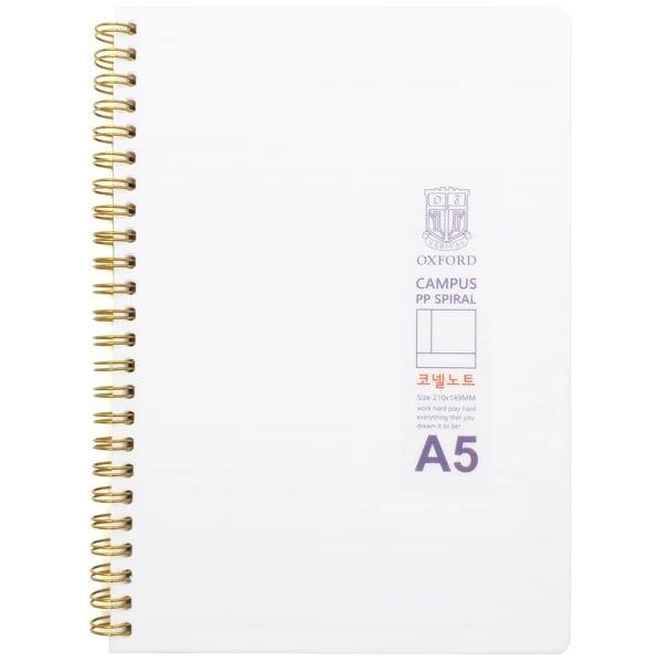 SỔ LÒ XO VP PP A5 OXFORD 160TR DJ42A52 (THNK031)