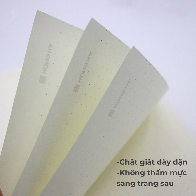 Hồng Hà - Sổ May Gáy Trendy B5 160Tr 70Gsm Chấm Dot 4658