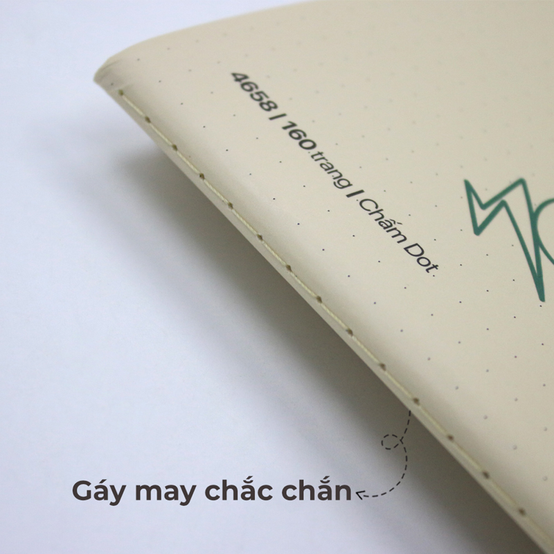 Hồng Hà - Sổ May Gáy Trendy B5 160Tr 70Gsm Chấm Dot 4658
