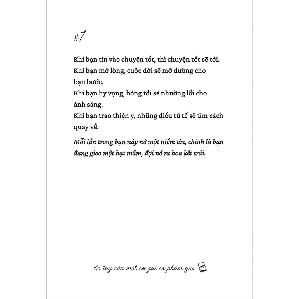 Sổ Tay Của Một Cô Gái Có Phẩm Giá