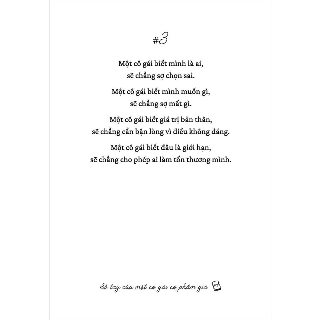 Sổ Tay Của Một Cô Gái Có Phẩm Giá