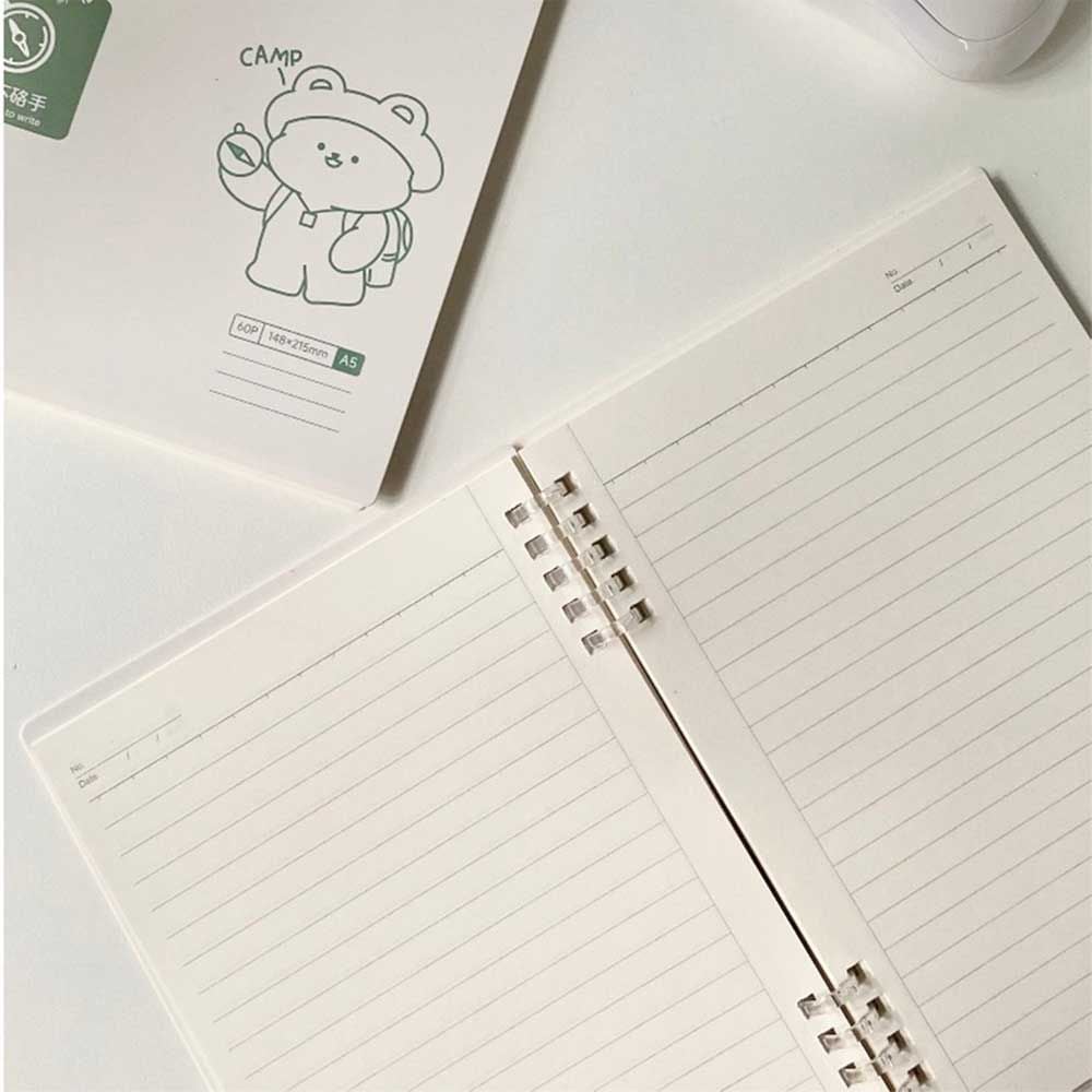 Stacom Sổ Tay Khổ A5, 60 Trang, 80gsm, 148x215mm - Original (Sổ Còng Nhựa)