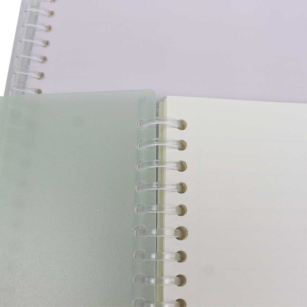 Stacom Sổ Tay Khổ A5, 80 Trang, 80gsm, 148x215mm - Bìa Màu (Sổ Còng Nhựa)
