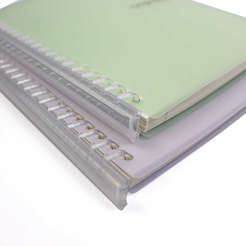 Stacom Sổ Tay Khổ A5, 80 Trang, 80gsm, 148x215mm - Bìa Màu (Sổ Còng Nhựa)