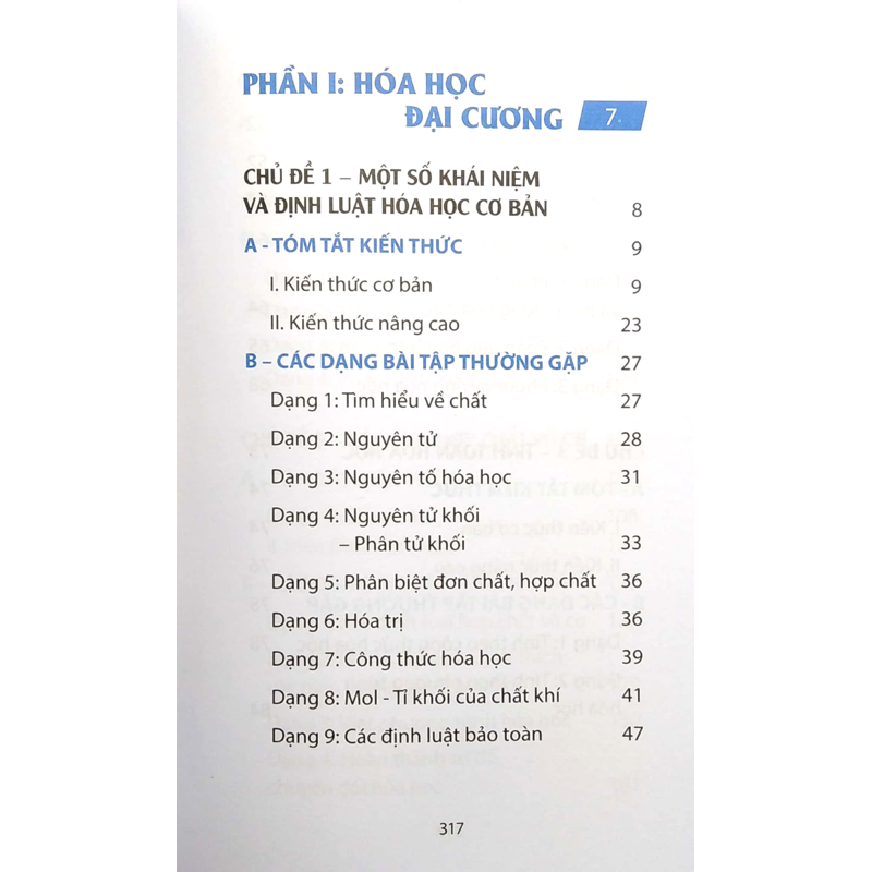 Sổ Tay Kiến Thức Hóa Học Trung Học Cơ Sở