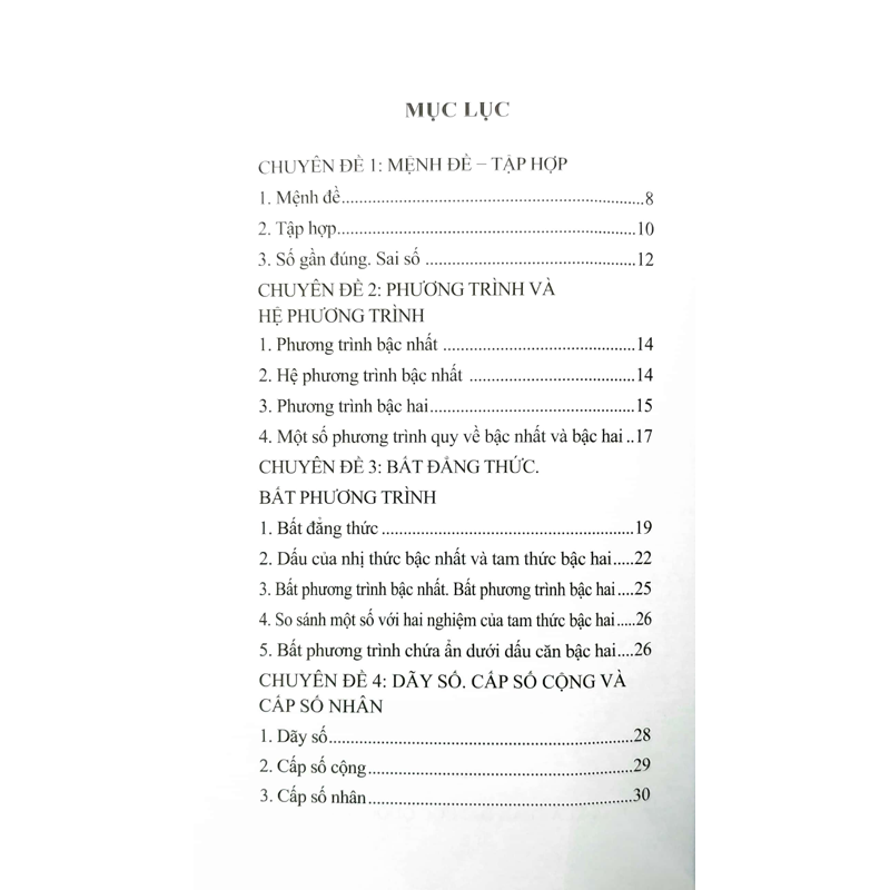 Sổ Tay Kiến Thức Toán Trung Học Phổ Thông