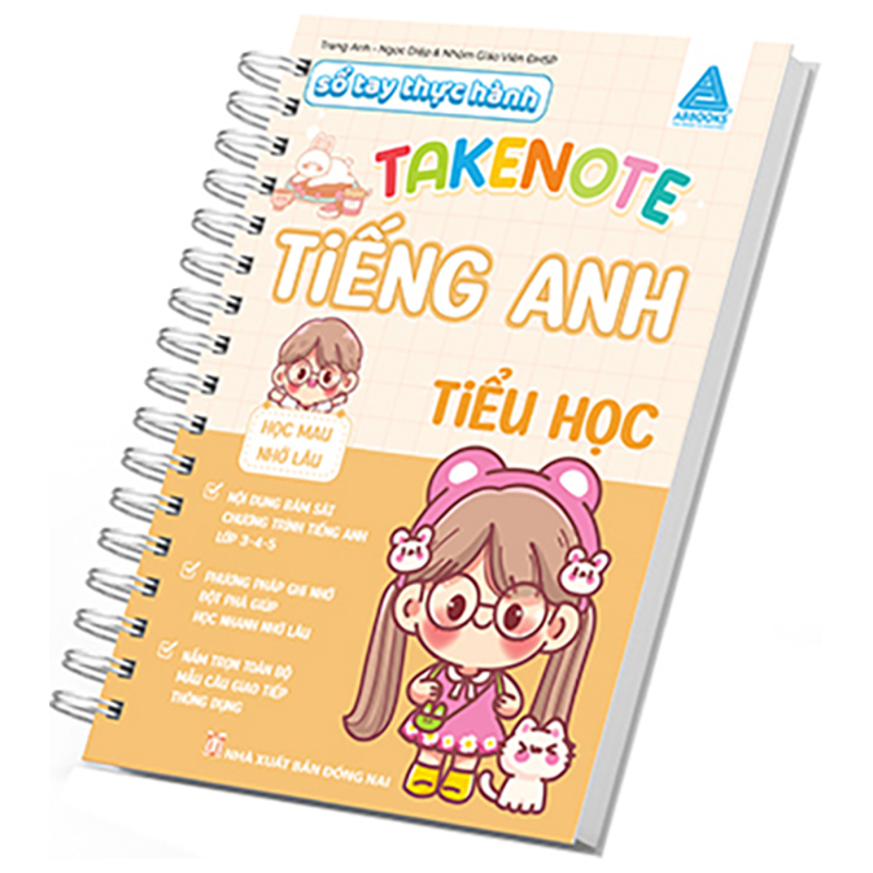 Sổ Tay Thực Hành-Takenote Tiếng Anh Tiểu Học