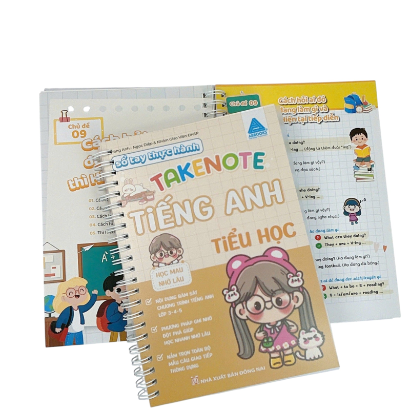 Sổ Tay Thực Hành-Takenote Tiếng Anh Tiểu Học