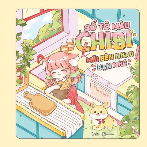 Sổ Tô Màu Chibi - Mãi Bên Nhau Bạn Nhé