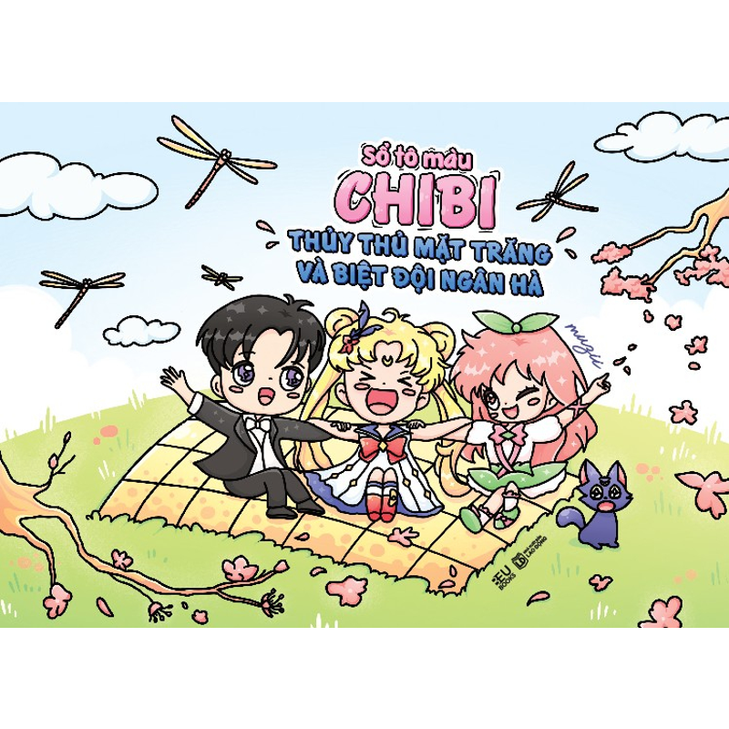 Sổ Tô Màu Chibi Thủy Thủ Mặt Trăng Và Biệt Đội Ngân Hà
