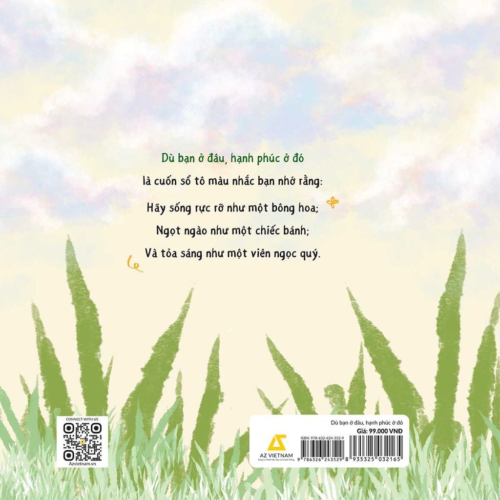 Sổ Tô Màu - Dù Bạn Ở Đâu, Hạnh Phúc Ở Đó