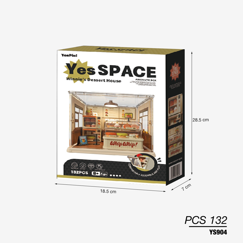 Yes Space-Ys904 - Lắp Ráp Mô Hình Tiệm Tráng Miệng Winnie
